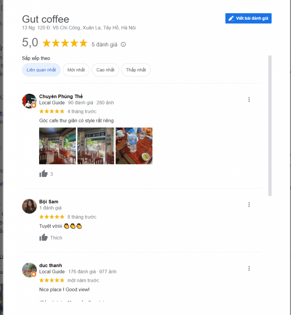 Review guta cafe