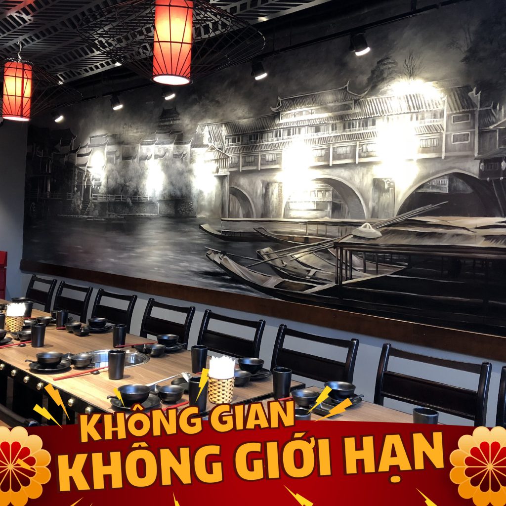 Không gian nhà hàng Fenghuang 